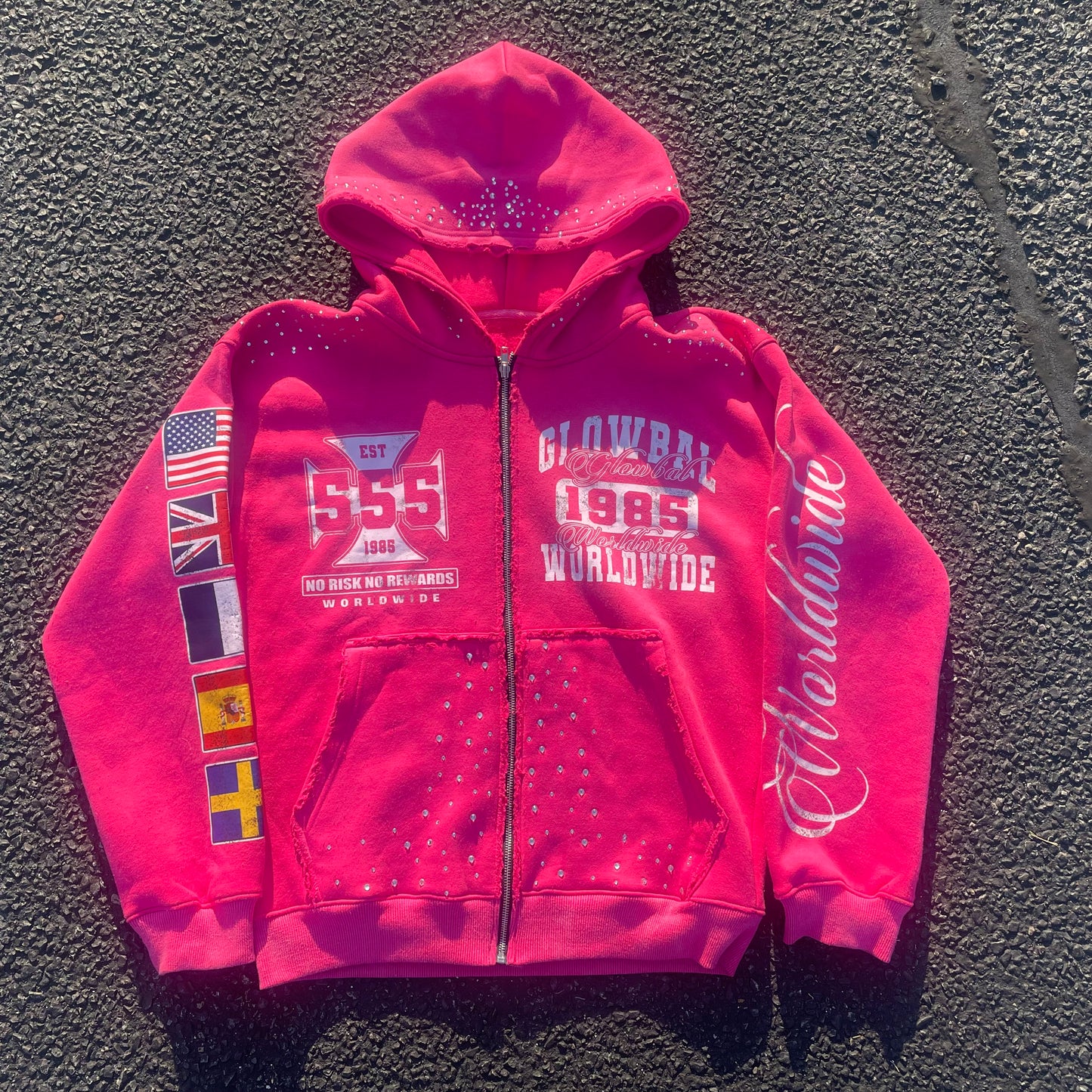 Pink Worldwide Glowbal Hoodie