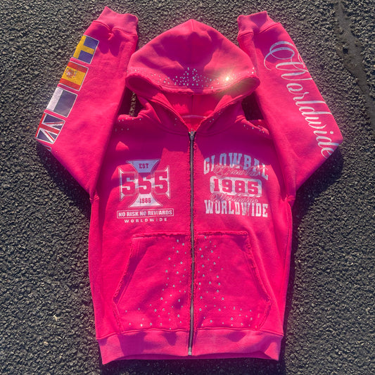 Pink Worldwide Glowbal Hoodie